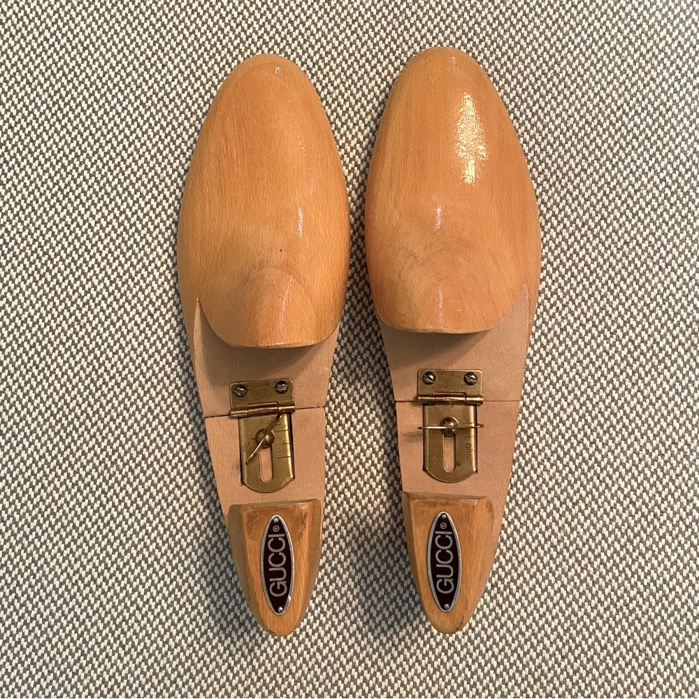 Gucci Vintage Wood Shoe Trees